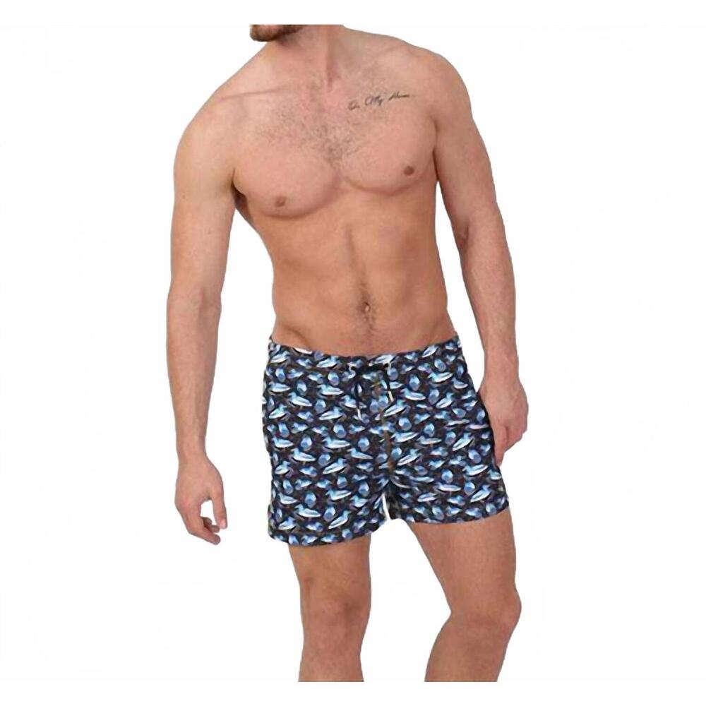 NEW EIGHT X duck swim trunks in navy